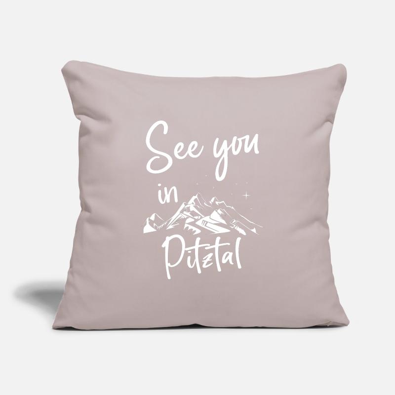 Pitztal Skiing Tyrol Snowboarding Austria Sofa pillowcase 17,3'' x 17,3'' (45 x 45 cm)