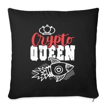Crypto King - Sofakissenbezug 45 x 45 cm - Schwarz - Vorne