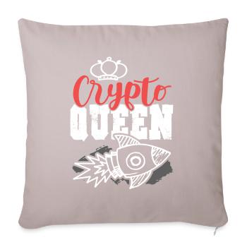 Crypto King - Sofa pillowcase 17,3'' x 17,3'' (45 x 45 cm) - light taupe - Front