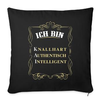 Für den besten Menschen - Ich bin Kai - Sofakissenbezug 45 x 45 cm - Schwarz - Vorne