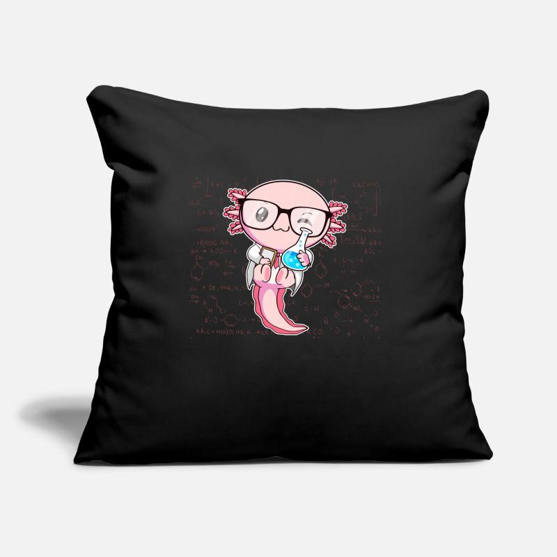 Kawaii Axolotl Science Funny Physics Chemistry G Sofa pillowcase 17,3'' x 17,3'' (45 x 45 cm)
