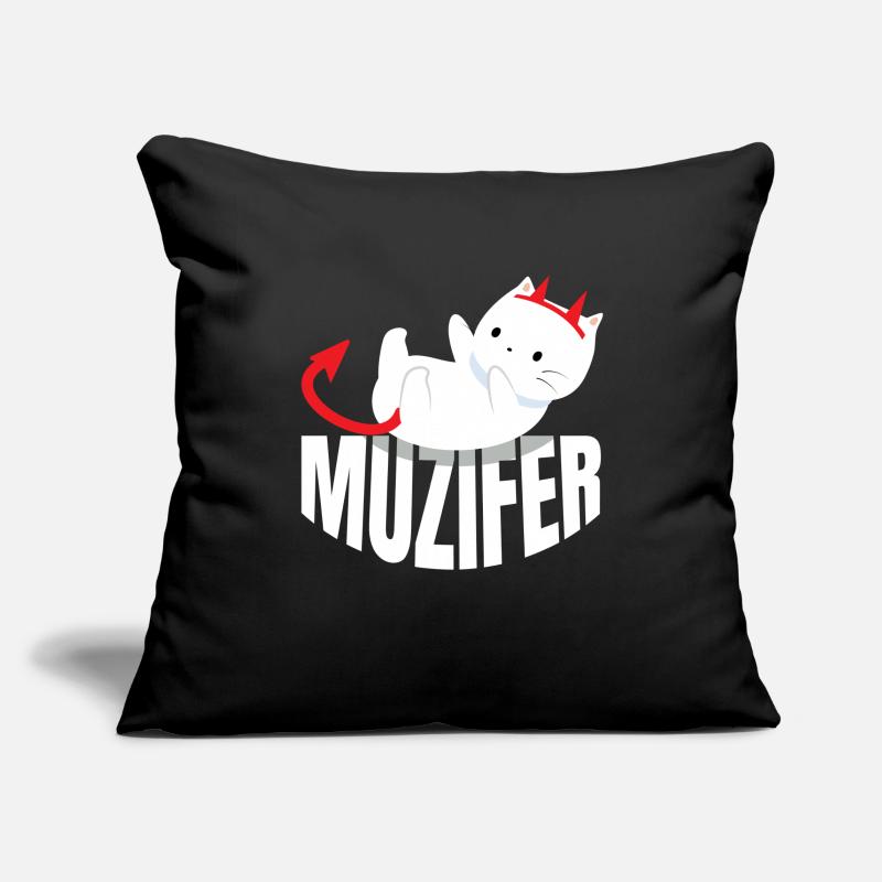 Muzifer Cat Kitten Devil Lucifer Sofa pillowcase 17,3'' x 17,3'' (45 x 45 cm)