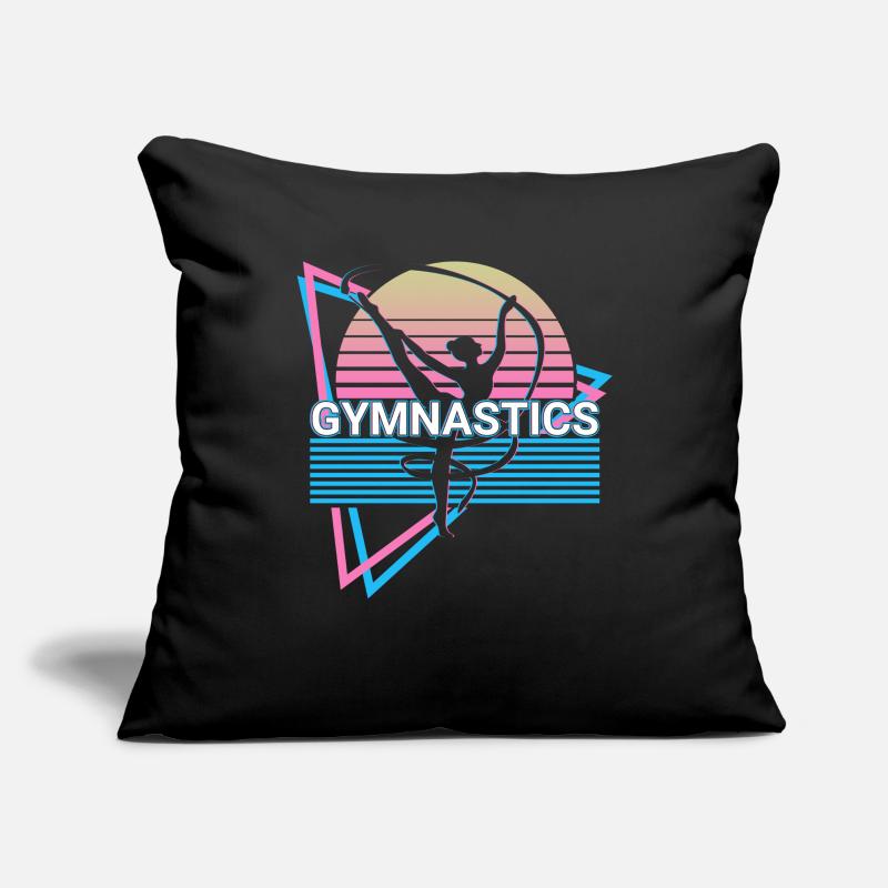 Gymnastics Retro Gift Sofa pillowcase 17,3'' x 17,3'' (45 x 45 cm)