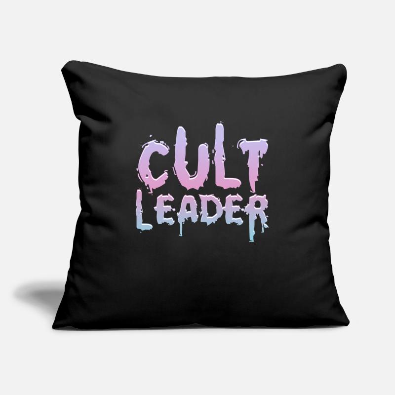 Chef de secte Pastel Goth Occult Witchcraft Gesch Housse de coussin décorative 45 x 45 cm