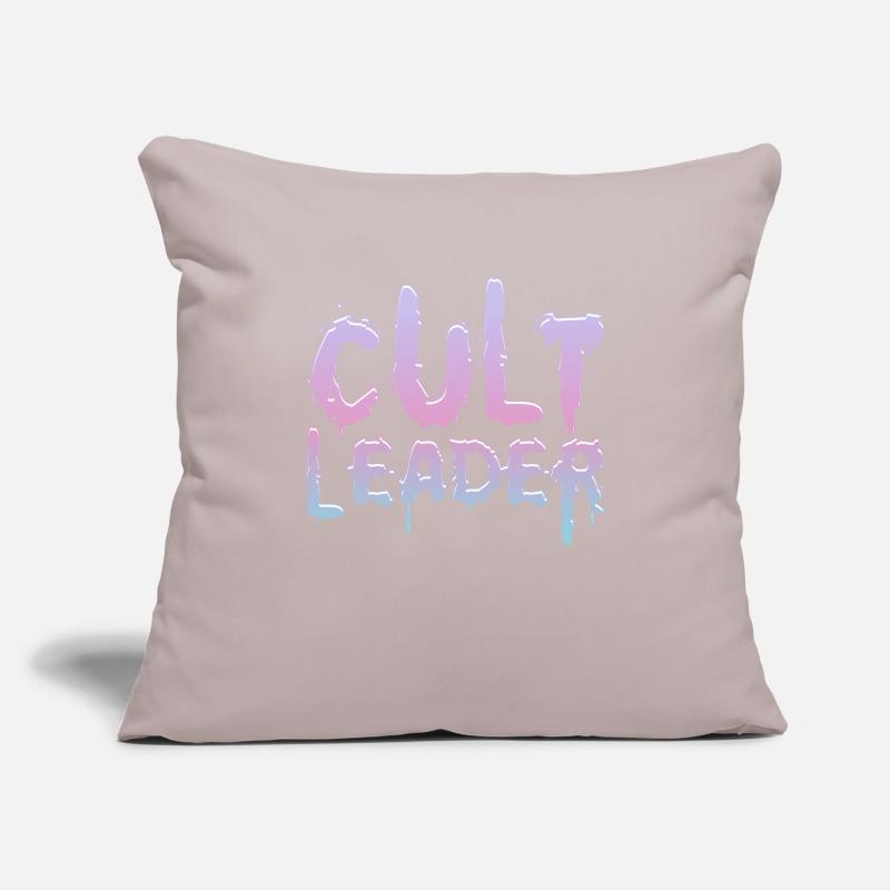 Chef de secte Pastel Goth Occult Witchcraft Gesch Housse de coussin décorative 45 x 45 cm