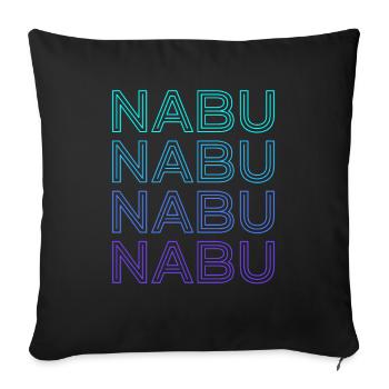 Nabu God Ancient Sumerian Deity Retro - Sofa pillowcase 17,3'' x 17,3'' (45 x 45 cm) - black - Front