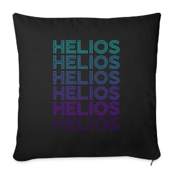 Helios Dieu Grec Ancien Grec Rétro - Housse de coussin décorative 45 x 45 cm - noir - Devant