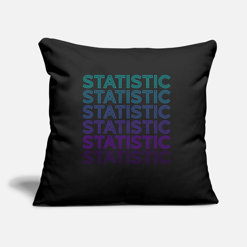 Statisticien Statisticien Rétro Housse de coussin décorative 45 x 45 cm