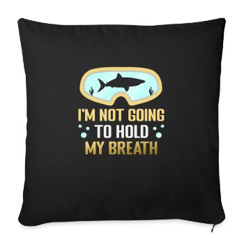 Scuba Diver Design Instructor Snorkeling - Sofa pillowcase 17,3'' x 17,3'' (45 x 45 cm) - black - Front