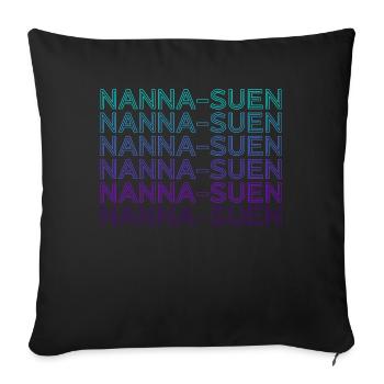 Nanna-Suen God Ancient Sumerian Deity Retro - Sofa pillowcase 17,3'' x 17,3'' (45 x 45 cm) - black - Front
