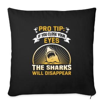 Scuba Diver Design Instructor Snorkeling - Sofa pillowcase 17,3'' x 17,3'' (45 x 45 cm) - black - Front