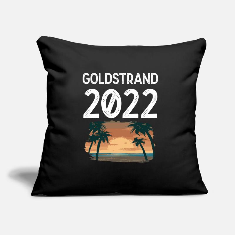 Sables d'or 2022 Housse de coussin décorative 45 x 45 cm