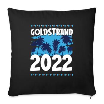 Golden Sands 2022 - Sofa pillowcase 17,3'' x 17,3'' (45 x 45 cm) - black - Front