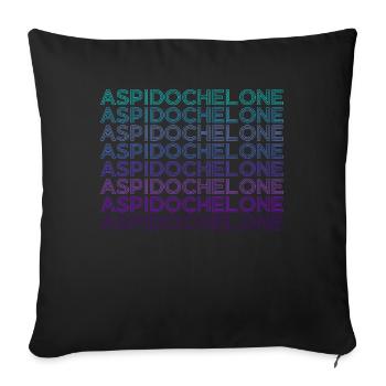 Aspidochelon Mittelalterliche Folklore Retro - Sofakissenbezug 45 x 45 cm - Schwarz - Vorne