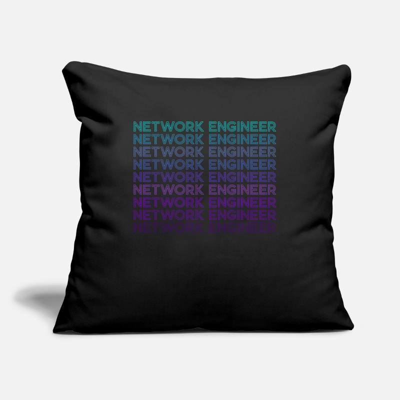Technicien réseau Retro Housse de coussin décorative 45 x 45 cm