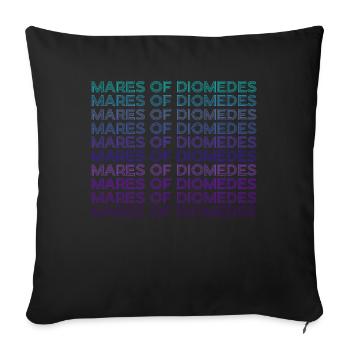 Stuten des Diomedes Griechische Mythologie Retro - Sofakissenbezug 45 x 45 cm - Schwarz - Vorne