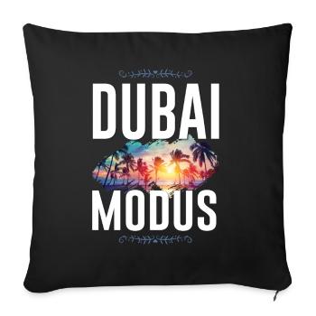 Dubai Modus - Sofakissenbezug 45 x 45 cm - Schwarz - Vorne