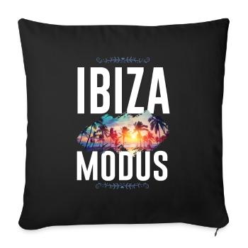 Ibiza Mode - Sofa pillowcase 17,3'' x 17,3'' (45 x 45 cm) - black - Front