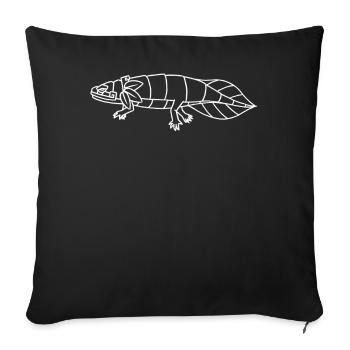 Quetzalcoatl Axolotl Azteken Maya Antike Inka Gesc - Sofakissenbezug 45 x 45 cm - Schwarz - Vorne