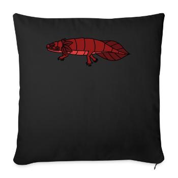 Quetzalcoatl Axolotl Azteken Maya Antike Inka Gesc - Sofakissenbezug 45 x 45 cm - Schwarz - Vorne