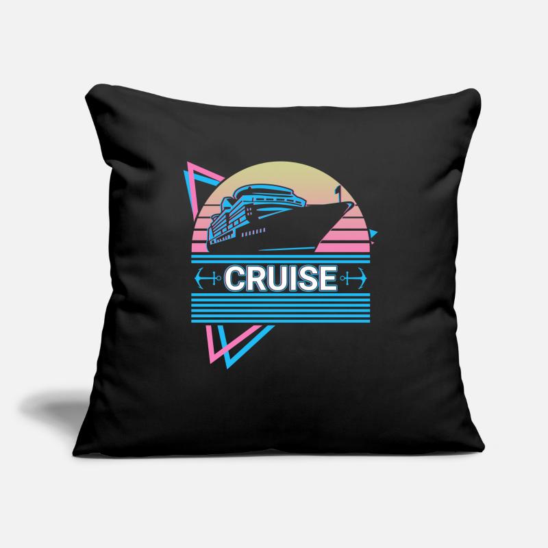 Kreuzfahrtschiff Retro Geschenk Sofakissenbezug 45 x 45 cm