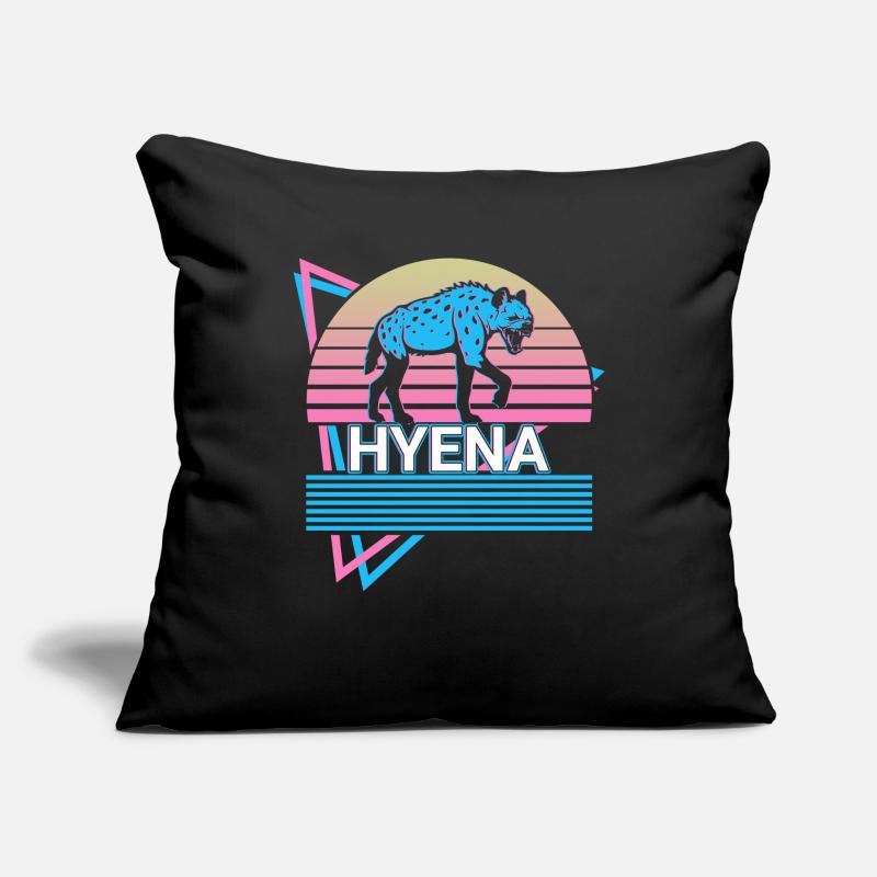 Hyäne Retro Geschenk Sofakissenbezug 45 x 45 cm