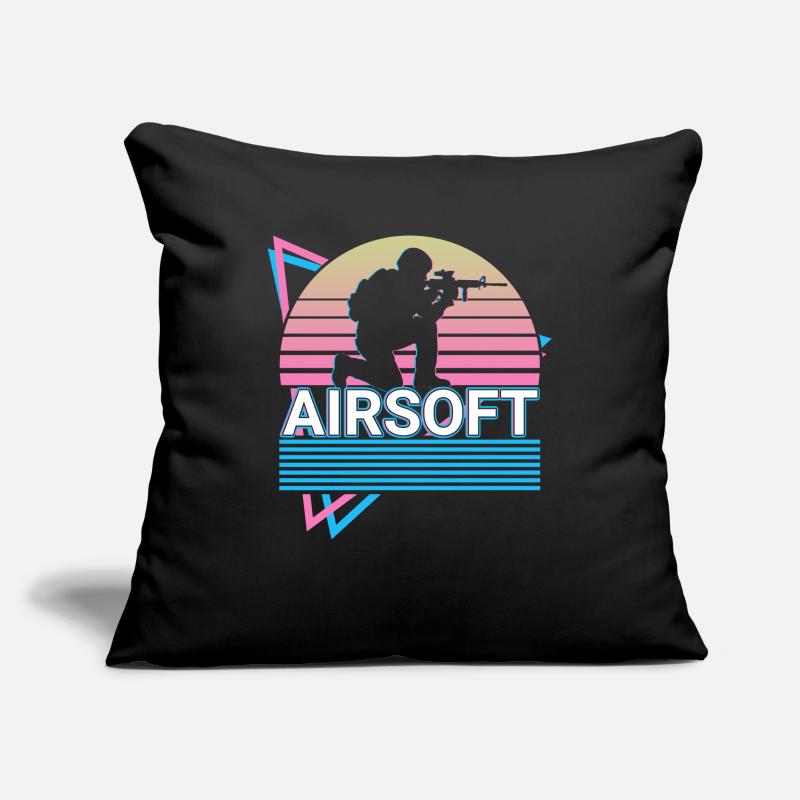 Airsoft Retro Gift Sofa pillowcase 17,3'' x 17,3'' (45 x 45 cm)