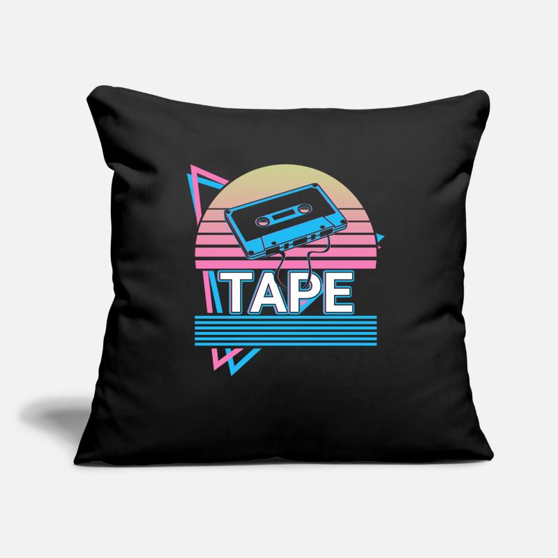 Kassettenband Retro Geschenk Sofakissenbezug 45 x 45 cm
