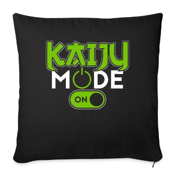 Funny Kaiju Japanese Monster Gift - Sofa pillowcase 17,3'' x 17,3'' (45 x 45 cm) - black - Front