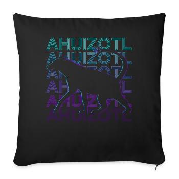Ahuizotl Aztec Mythology Maya Retro Cadeau - Housse de coussin décorative 45 x 45 cm - noir - Devant