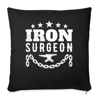 Funny Welder Welder Welder Gift - Sofa pillowcase 17,3'' x 17,3'' (45 x 45 cm) - black - Front