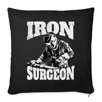 Funny Welder Welder Welder Gift - Sofa pillowcase 17,3'' x 17,3'' (45 x 45 cm) - black - Front