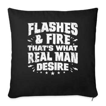 Funny Welder Welder Gift - Sofa pillowcase 17,3'' x 17,3'' (45 x 45 cm) - black - Front