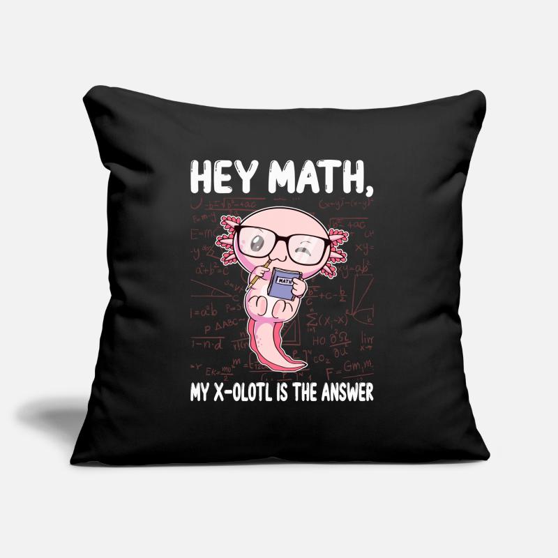 Funny Math Axolotl Math Gift Sofa pillowcase 17,3'' x 17,3'' (45 x 45 cm)