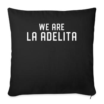 La Adelita Mexican Soldier Gift - Sofa pillowcase 17,3'' x 17,3'' (45 x 45 cm) - black - Front
