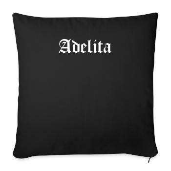 La Adelita Goth Mexican Soldier Gift - Sofa pillowcase 17,3'' x 17,3'' (45 x 45 cm) - black - Front