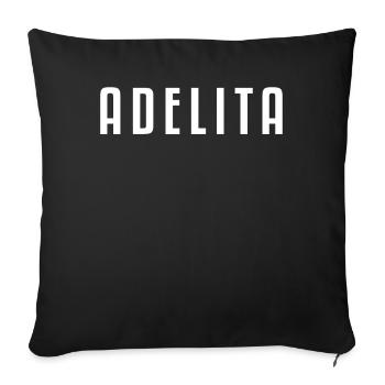 La Adelita Mexican Soldier Gift - Sofa pillowcase 17,3'' x 17,3'' (45 x 45 cm) - black - Front