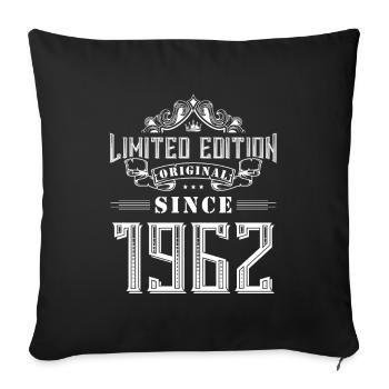 Édition limitée 1962 - Housse de coussin décorative 45 x 45 cm - noir - Devant