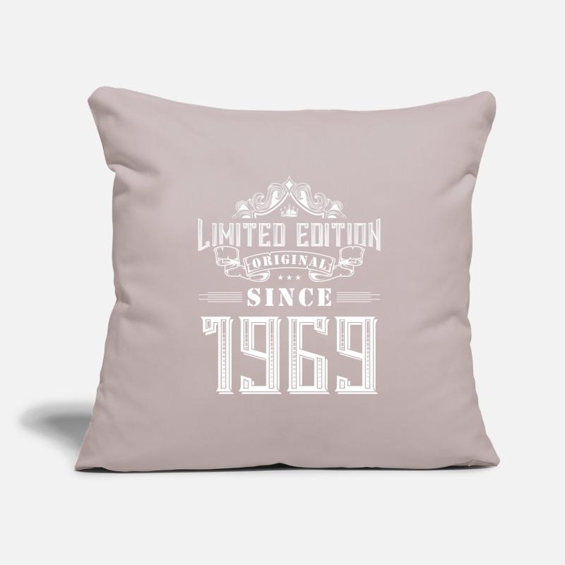 Édition limitée 1969 Housse de coussin décorative 45 x 45 cm