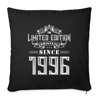Édition limitée 1996 - Housse de coussin décorative 45 x 45 cm - noir - Devant