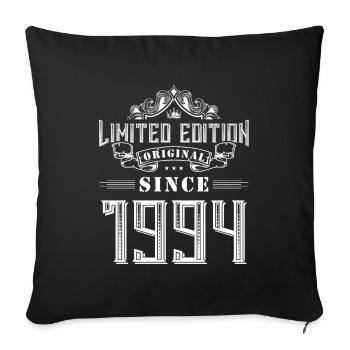 Édition limitée 1994 - Housse de coussin décorative 45 x 45 cm - noir - Devant