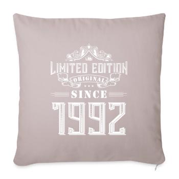 1992 limited edition - Sofa pillowcase 17,3'' x 17,3'' (45 x 45 cm) - light taupe - Front