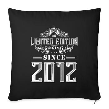 2012 limited edition - Sofa pillowcase 17,3'' x 17,3'' (45 x 45 cm) - black - Front