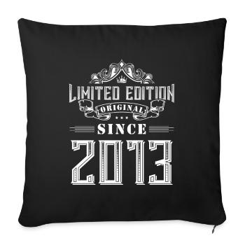 2013 limited edition - Sofakissenbezug 45 x 45 cm - Schwarz - Vorne