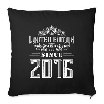 Édition limitée 2016 - Housse de coussin décorative 45 x 45 cm - noir - Devant