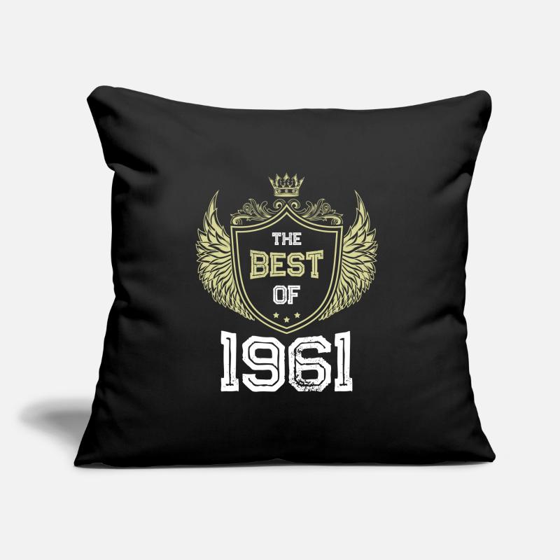 1961 best of Housse de coussin décorative 45 x 45 cm