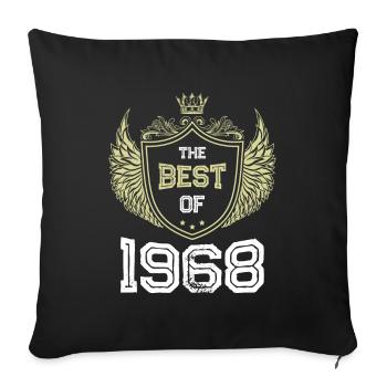 1968 best of - Sofa pillowcase 17,3'' x 17,3'' (45 x 45 cm) - black - Front