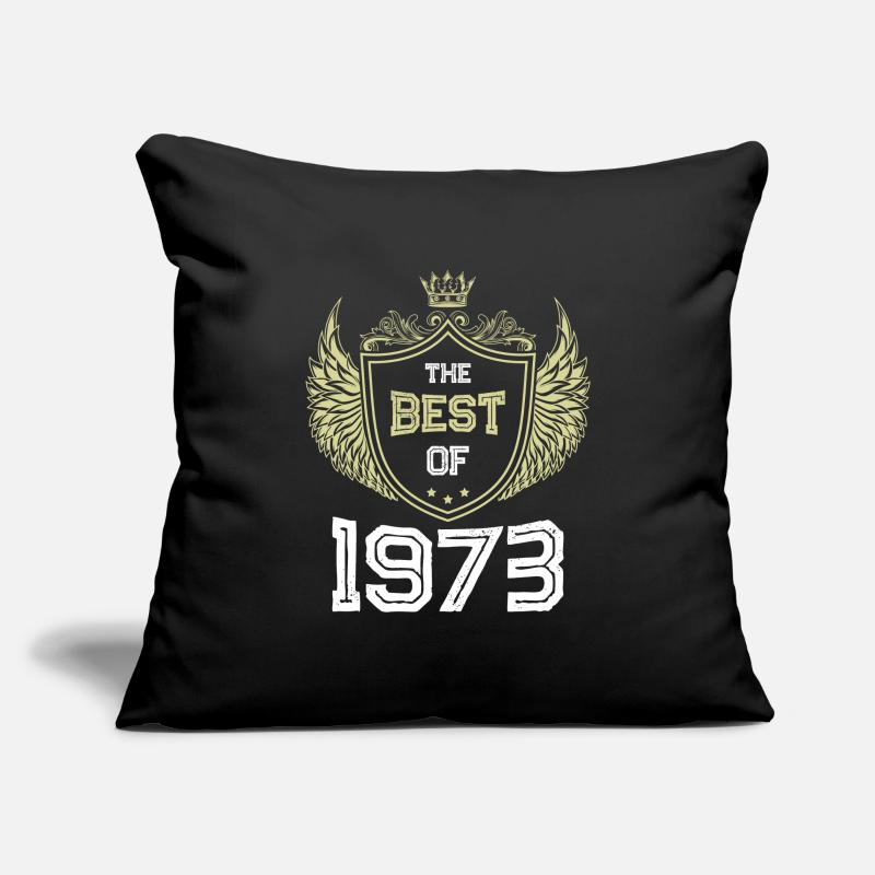 1973 best of Housse de coussin décorative 45 x 45 cm