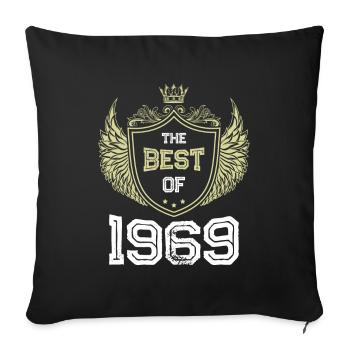 1969 best of - Sofa pillowcase 17,3'' x 17,3'' (45 x 45 cm) - black - Front