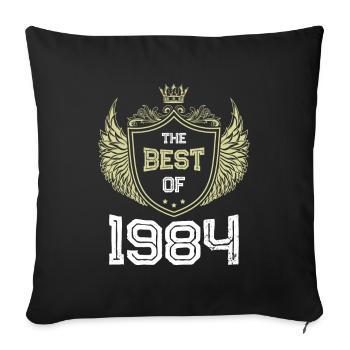 1984 best of - Sofa pillowcase 17,3'' x 17,3'' (45 x 45 cm) - black - Front